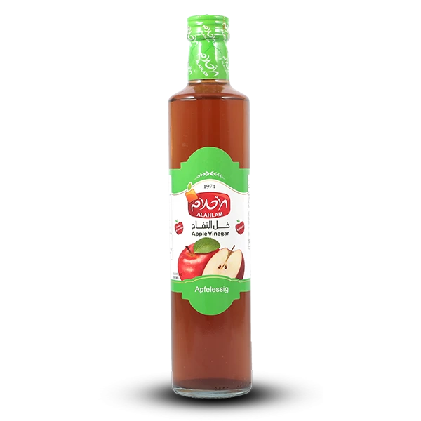 خل التفاح 500مل زجاج مدورة دوريكا