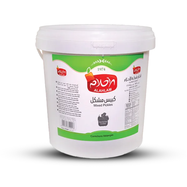 مخلل مشكل 10كغ سطل بلاستيك
