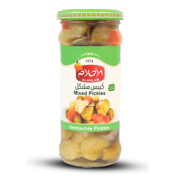مخلل مشكل 200غ زجاج