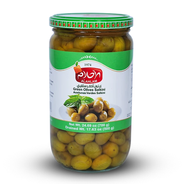 زيتون أخضر سلقيني 500غ