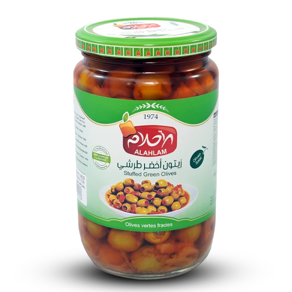 زيتون أخضر طرشي 675 غ