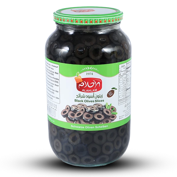 زيتون أسود شرائح 800غ