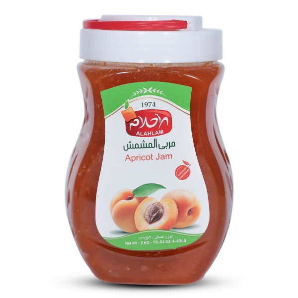 مربى المشمش 2كغ بلاستيك